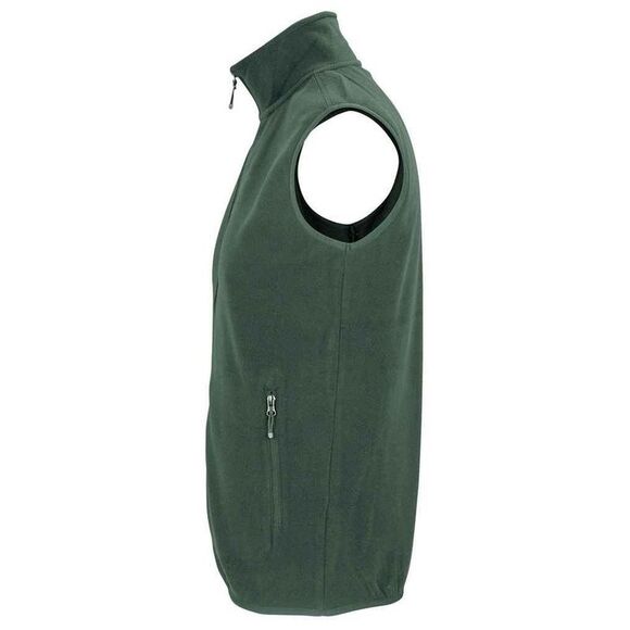 SOLS Unisex Adult Factor Microfleece Recycled Body Warmer / Forest Green - Picture 3 of 4